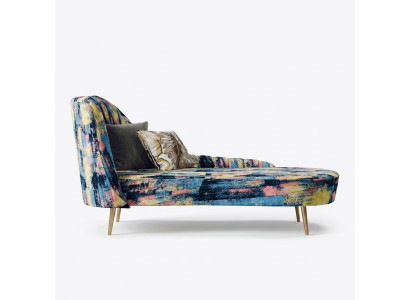 Chaiselounge Polster Textil Modern Relax Sitz Luxus Möbel Wohnlandschaft