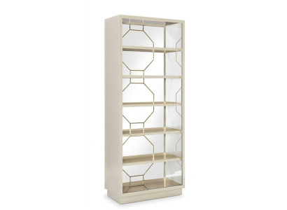 Regal Trennwand Regale Sideboard Vitrine Edelstahl Holz Luxus Einrichtung Möbel