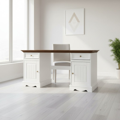 Schreibtisch Design Italien Stil Möbel Klassisch Luxus Büro Tisch Stuhl Landhaus