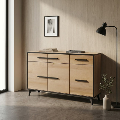 Design Kommode Schrank Luxus Holz Kommoden Schrank Regal Konsole Möbel Neu