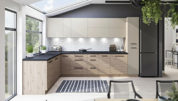 Küchen L Zeile Moderne Küchen Küchenzeile Hängeschrank Schrank Schränke Küche