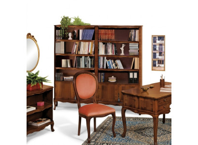 Bücherregal Holzregal Freistehendes Büroregal Elegantes braunes Bücherregal Neu
