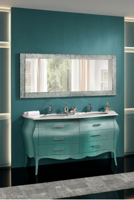 Set Unterspülschrank Spiegel Design Luxus Tisch Spiegel Shrank Möbel Neu