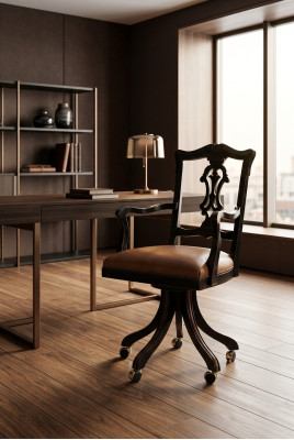 Designer Möbel Office Chef Drehbarer Luxus Büro Sessel Stuhl Polster Stühle Neu