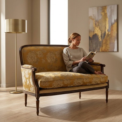 Sofa 2 Sitzer Design Sofas Polster Couchen Textil Relax Klassisch Zweisitzer Neu