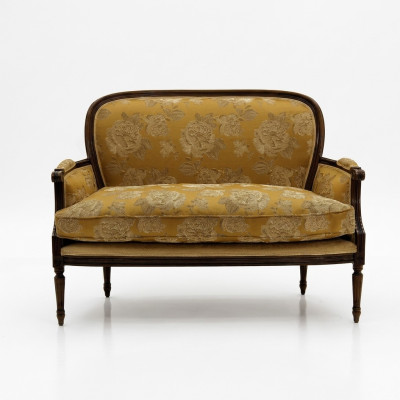 Sofa 2 Sitzer Design Sofas Polster Couchen Textil Relax Klassisch Zweisitzer Neu