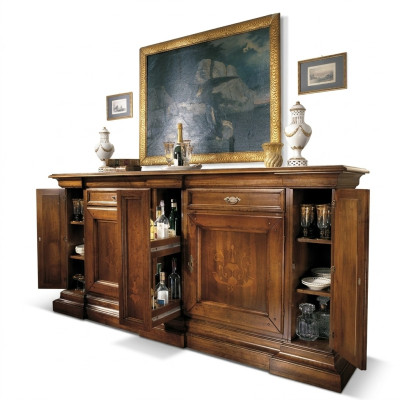 Möbel Italienische Einrichtung Sideboard Kommode Klassischer Schrank Massivholz