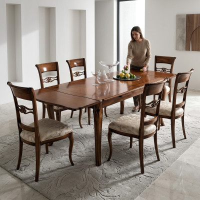 Esszimmer Stühle Holz Luxus Sessel Stuhl Braun Stühle Wohnzimmer Möbel neu