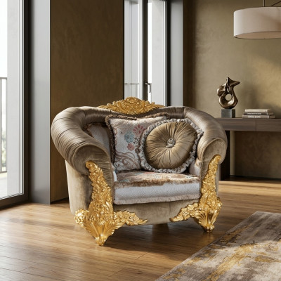 Wohnzimmer Sofa Couch Lounge Club 1 Sitzer Lehnstuhl Design Sessel Einsitzer