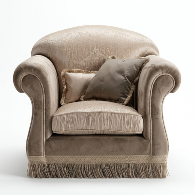 Sessel Sofa Couch 1 Sitzer Designer Couchen Club Art déco Polster Fernseh Lounge