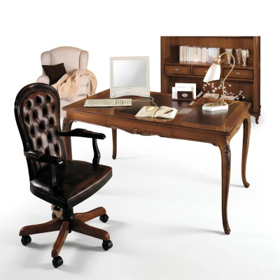 Tisch Schreibtisch Sekretär Schreibtische Italienische Möbel Büro Holz Tische