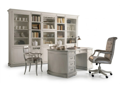 Italienische Möbel Büro Tisch Einrichtung Möbel Schreibtisch Echtholz Tische Neu