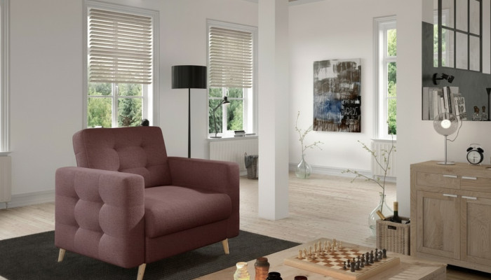 Sessel Designer Stuhl Polster Relax Stoff Textil Lounge Neu Fernseh 1 Sitzer