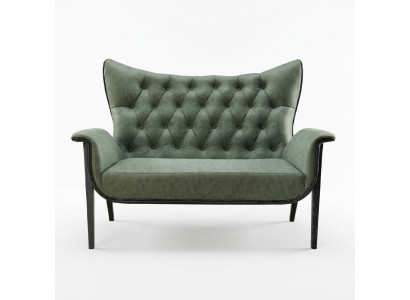 Chesterfield Sofa 2 Sitzer Polster Designer Couchen Garnitur Sofas Zweisitzer