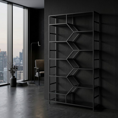 Metall Regal Trennwand Designer Luxus Regale Loft Stil Schrank Schwarz