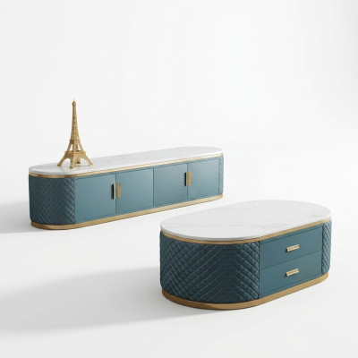 Designer Kommode Anrichte Low Board Side Dekor Schrank Wohn Zimmer Regal