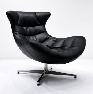 Sessel Design Couch Sofa Sitzer Leder Lounge Club Polster Luxus Ohren Sitz Relax