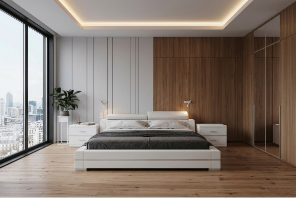 Bett Polster Design Luxus Doppel Hotel Betten Ehe 180x200cm Deko Schlaf