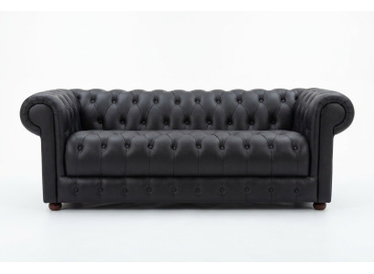 Chesterfield Sofa Couch Polster Designer 3 Sitzer Garnitur Sofas Neu