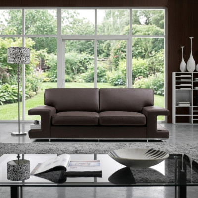 Sofa Couch Polster 2 Sitzer Leder Sofas Couchen Sitz Garnituren Design