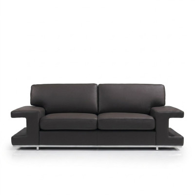 Sofa Couch Polster 2 Sitzer Leder Sofas Couchen Sitz Garnituren Design