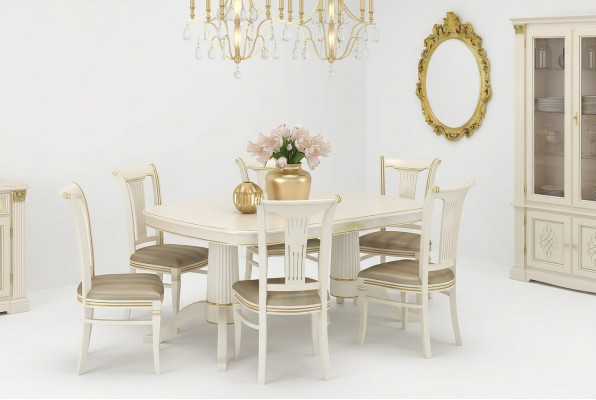 Stuhl Set Stühle Polster Garnitur Küchen Wohnzimmer Esszimmer Set Designer 6x