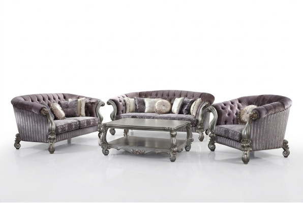Sofagarnitur 3+2+1 Sitzer Wohnlandschaft Sofa Couch Polster Deko Garnitur