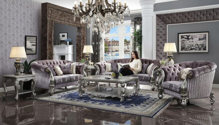 Wohnzimmer Garnitur Klassische Couch Garnitur Wohnlandschaft 5tlg.