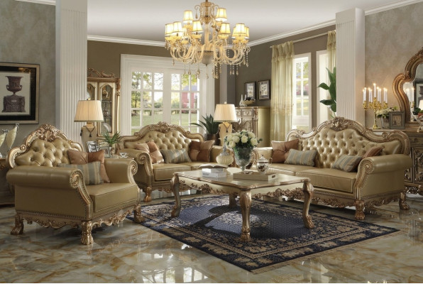 Sofagarnitur 3+2+1 Sitzer Sofa Couch Polster Garnitur Couchen Chesterfield Leder