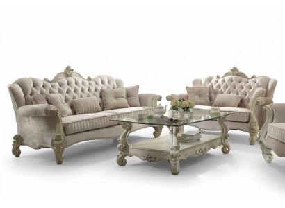 Chesterfield Sofagarnitur 3+2+1 Sitz Set Design Sofa Polster Couchen Couch