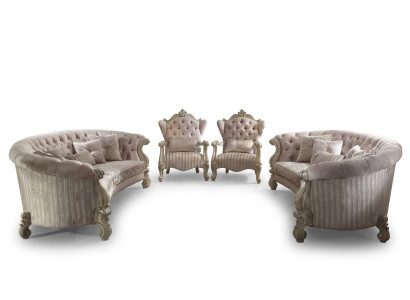 Sofagarnitur Couch Polster Klassik 4+4 Sitzer Set Chesterfield Sofas Polster