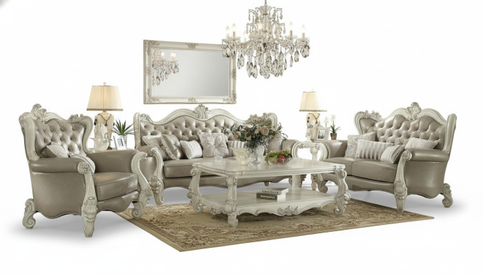 Sofagarnitur 3+2+1 Sitzer Klassischer Deko Wohnlandschaft Sofas Couchen