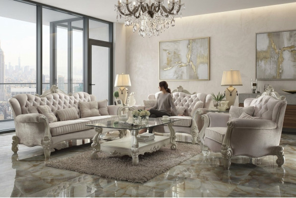 Sofagarnitur 3+2+1 Sitzer Deko Klassischer Wohnlandschaft Sofas Couchen
