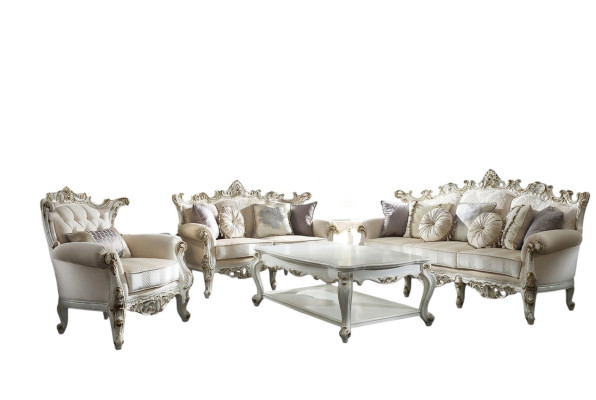 Sofagarnitur 3+2+1 Sitzer Wohnlandschaft Couch Polster Deko Garnitur Sofas