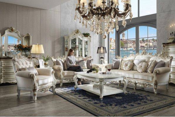 Sofagarnitur 3+2 Sitzer Polster Couchen Klassischer Wohnlandschaft Sofas