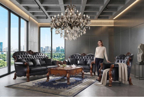 Sofagarnitur 3+2 Sitzer Klassische Sofas Couchen Polster Wohnlandschaft
