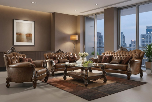 Sofagarnitur 3+2+1 Sitzer Sofa Couch Polster Garnitur Couchen Leder