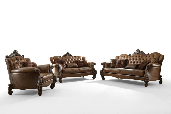 Sofagarnitur 3+2+1 Sitzer Sofa Couch Polster Garnitur Couchen Leder