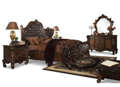 Design Schlafzimmer 5 tlg. Schlafzimmer Komplett Set Bett Deko Nachttisch