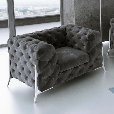 Lounge Luxus Fernseh Club Polster Sitzer Sessel Design Deko Couch Sofa
