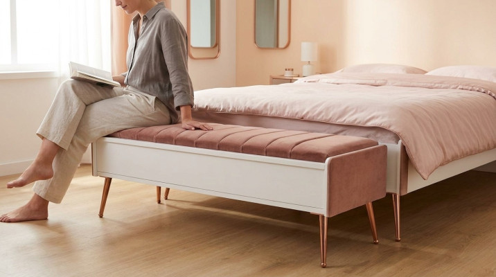 Designer Bank Hocker Chaiselounge Wohnzimmer Modern Sitzbank Bank Kinderzimmer
