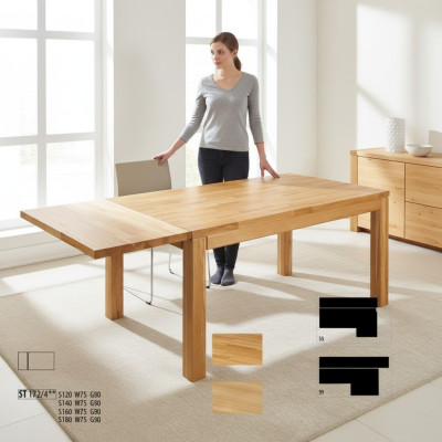 Esstisch Holz Tische Wohn Ess Zimmer Tisch Massivholz Esstische Echtholz 120x80