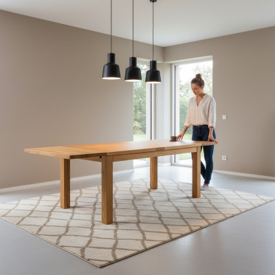 Esstisch Massive Möbel Esszimmer Tisch 160x90cm Echtes Holz Vollholz Neu Tische
