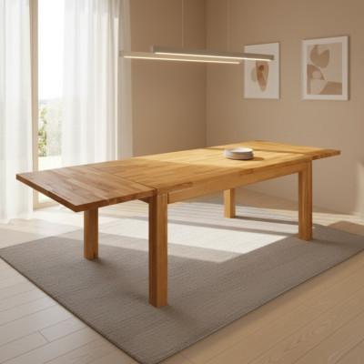 Esstisch Massive Möbel Esszimmer Tisch 160x90cm Echtes Holz Vollholz Neu Tische