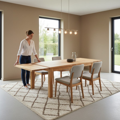 Esstisch Holz Tische Wohn Ess Zimmer Tisch 120x80 Massivholz Esstische Echtholz