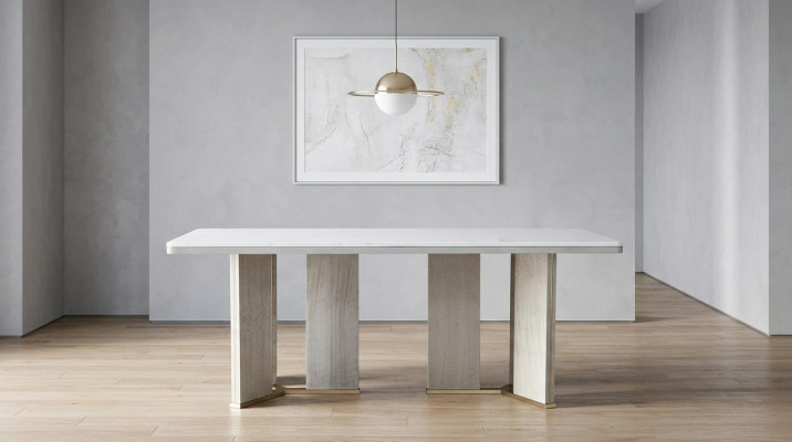 Esstisch Esszimmer Designer Polster Luxus Tisch Tische 200x100cm Esstische