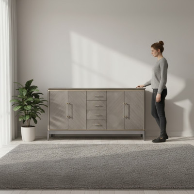 Edle Kommode Design Stil Möbel Wohnzimmer Sideboard Luxus Sideboard