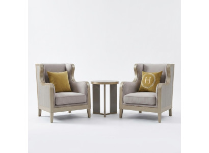 Sessel Set Polster Einsitzer 2x Lounge club design stühle luxus möbel hotel