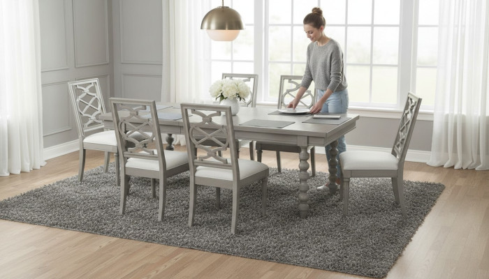 Antik Stil Möbel Esstisch Tisch Stuhl Set Komplette Garnitur Stuhlgruppe