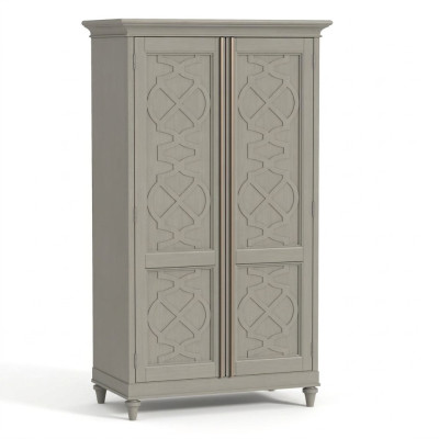 Schränke Holz Garderobe Möbel Design Kleiderschrank 2-türiger Holz